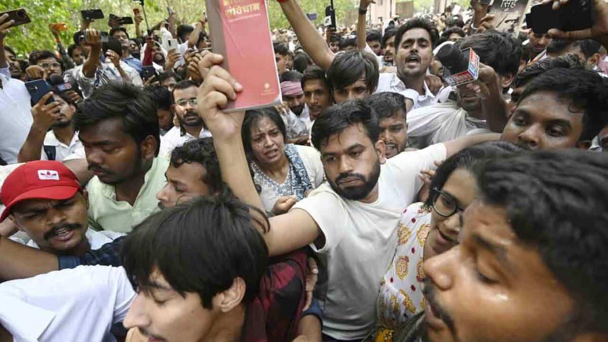 CJP Protest Abhijit Deepke grants exemption to students says Students will not take out a march now