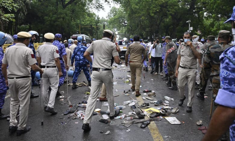 Lok Kalyan Marg Protest Delhi Police Detained Several Congress Leaders, Party Stands in Support of Students