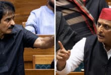 NEET Paper Leak Row Heated Exchange Between Akhilesh Yadav and KC Venugopal in Parliament Questions Raised Over Congress Stand