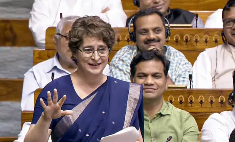 Priyanka Gandhi Advice given in response to Amit Shah candidacy remarks in Nomas