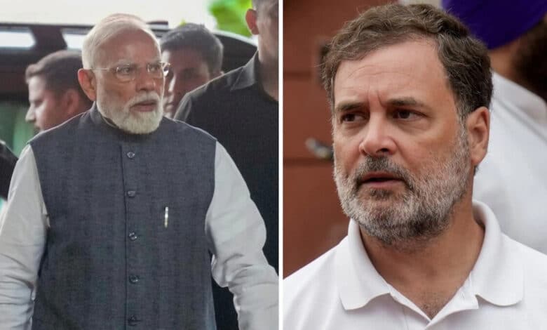 Rahul Gandhi attacks PM Modi says Everything can be shut down but not paper leaks