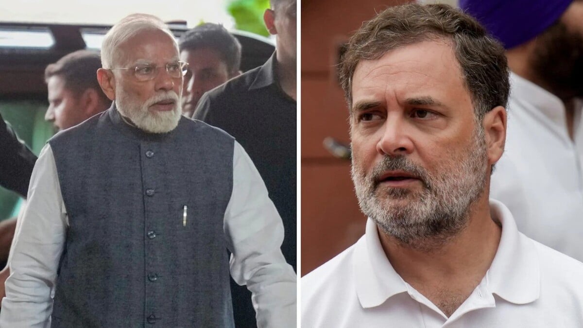 Rahul Gandhi attacks PM Modi says Everything can be shut down but not paper leaks