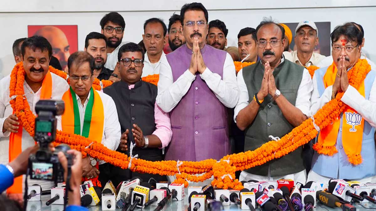 Several leaders of Jan Suraj Party joined BJP