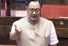 What message did Kiren Rijiju convey to the candidate regarding the exam bill