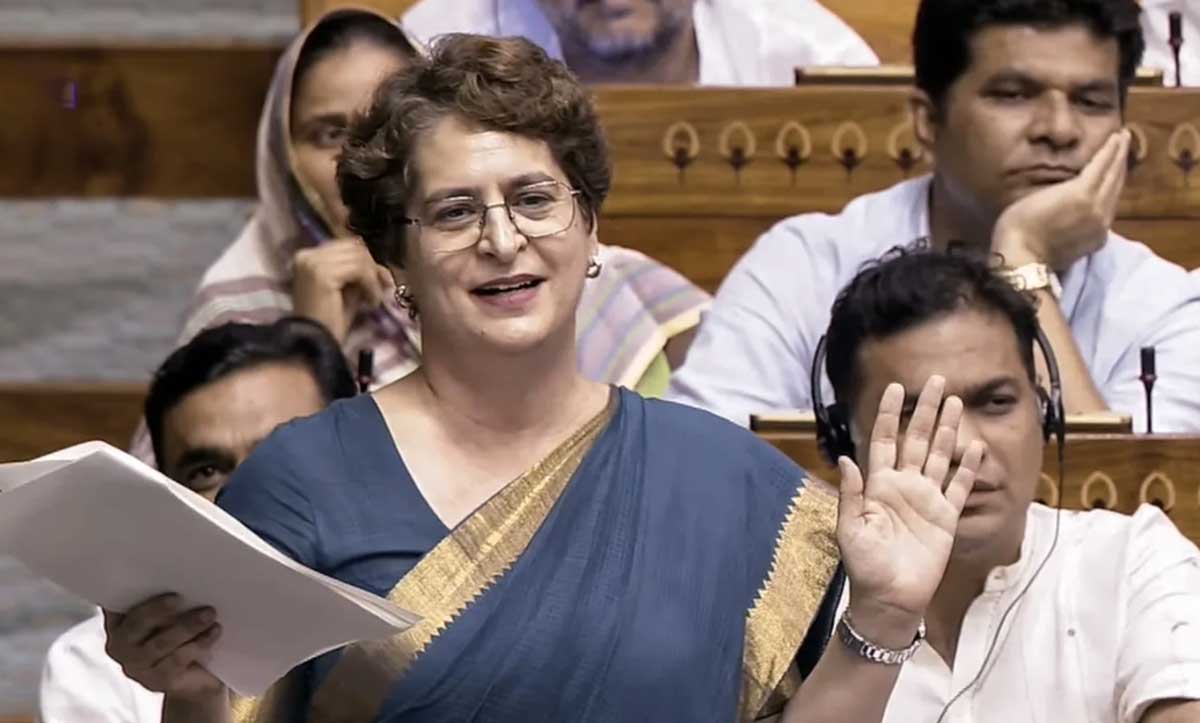 priyanka gandhi defend remarks on the edu minister