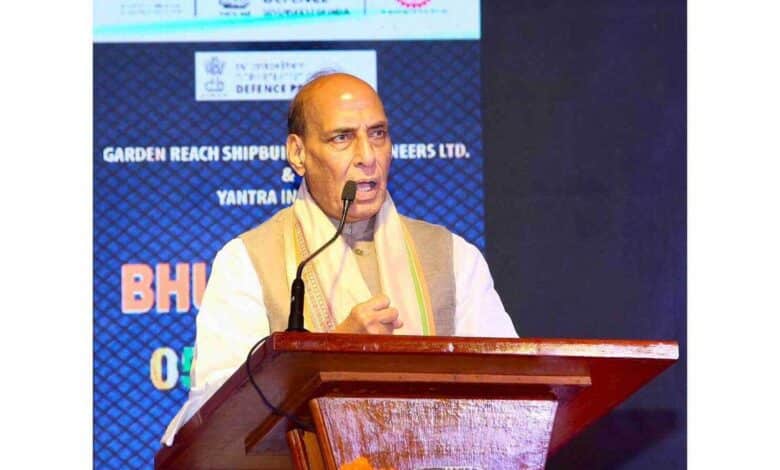 Aiming to make India a global shipbuilding hub Rajnath Singh emphasizes the necessity of self reliance