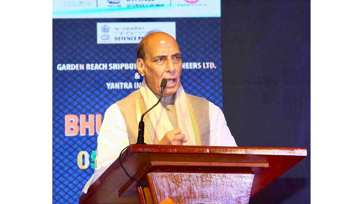 Aiming to make India a global shipbuilding hub Rajnath Singh emphasizes the necessity of self reliance