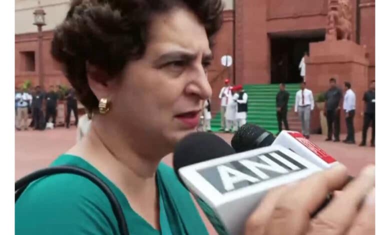 Congress MP Priyanka Gandhi says the deadlock will continue until the Home Minister makes a statement in Parliament.