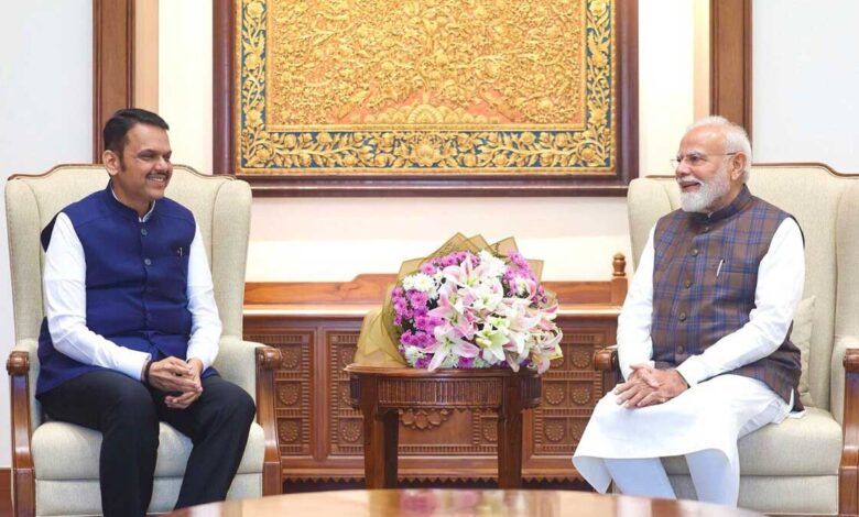 Devendra Fadnavis met PM Modi in Delhi discussed the state development agenda