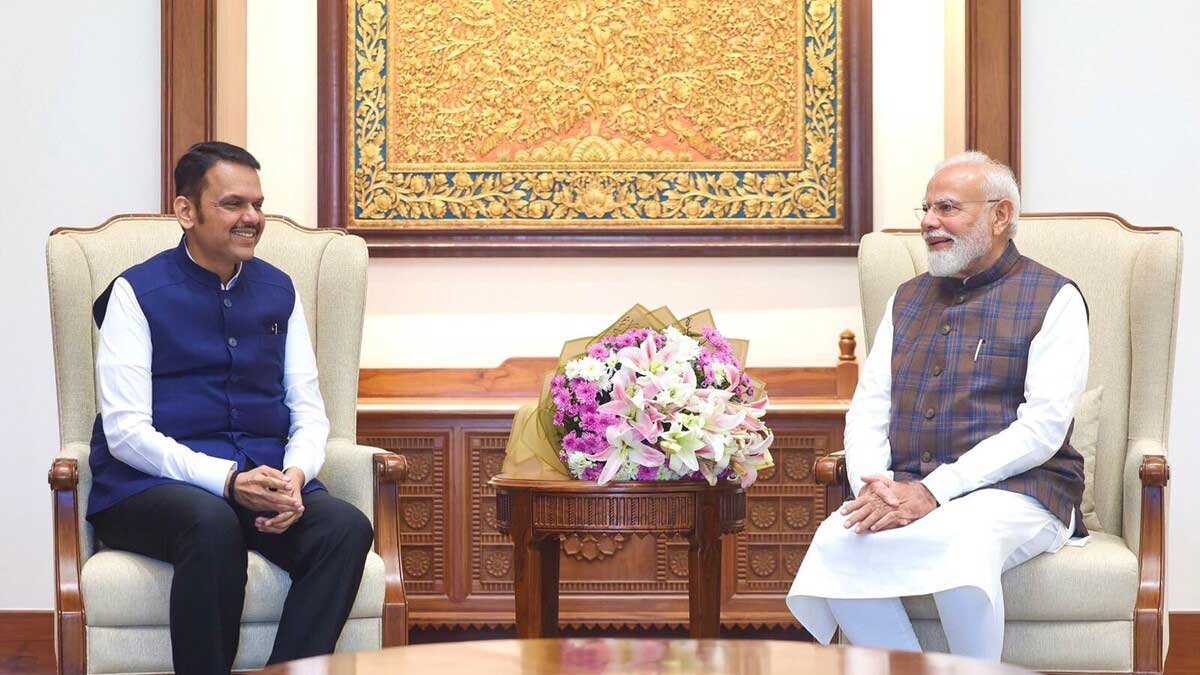 Devendra Fadnavis met PM Modi in Delhi discussed the state development agenda