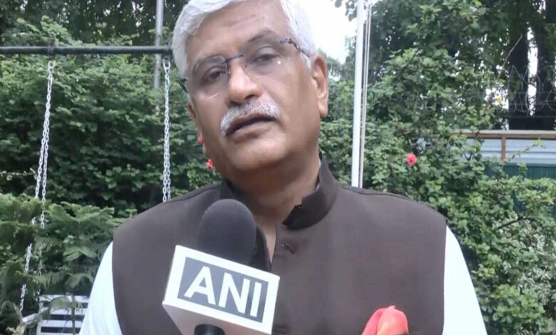 Gajendra Shekhawat takes a dig at Rahul Gandhi and Kharge questions raised over their absence from the event
