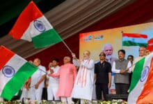 Home Minister Amit Shah participated in the Har Ghar Tiranga Yatra in Puducherry