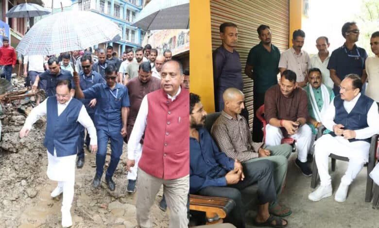 JP Nadda visited the flood affected areas of Assam in Sivasagar he stated that there would be no shortage of assistance from the Centre