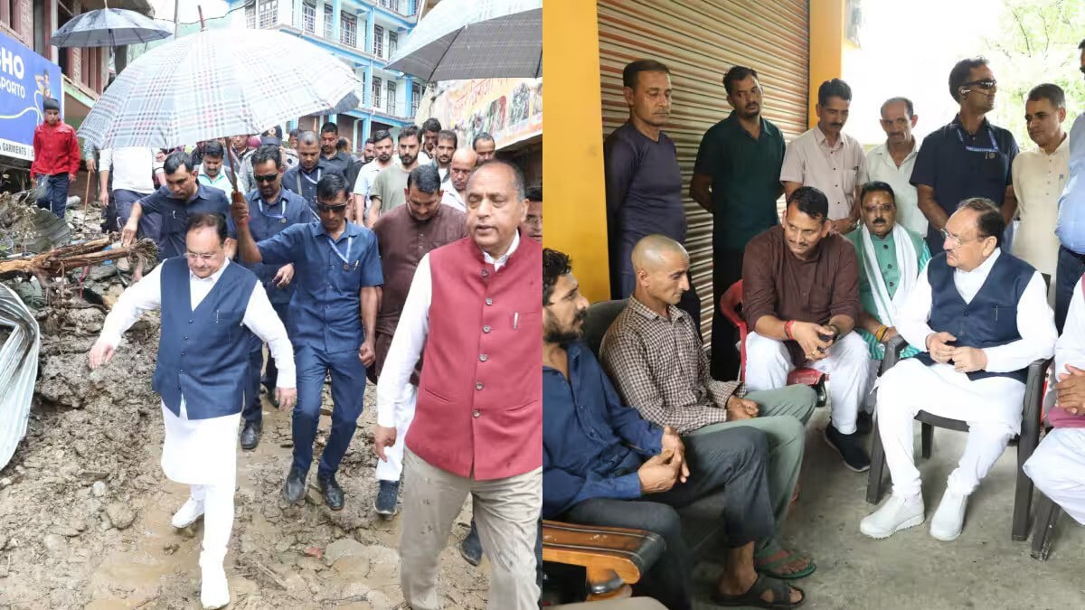 JP Nadda visited the flood affected areas of Assam in Sivasagar he stated that there would be no shortage of assistance from the Centre