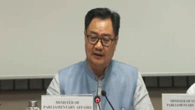 Kiren Rijiju attacks the opposition over the uproar during the Parliament session, says the opposition is running away from discussion
