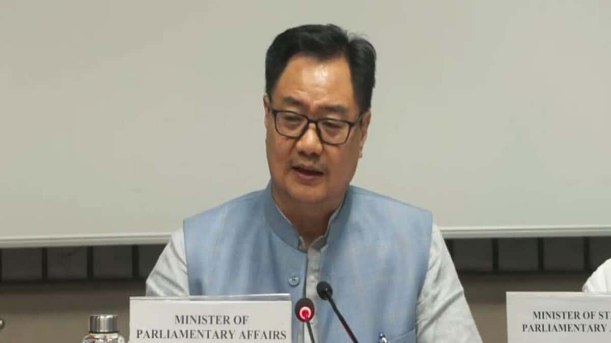 Kiren Rijiju clarifies remarks made at the Red Fort regarding PM Modi says he did not call opposition leaders Dimagi Naxals