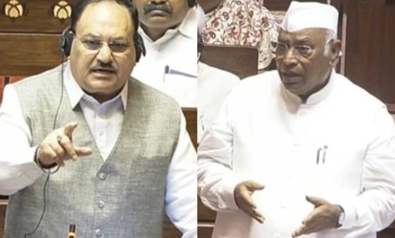 Mallikarjun Kharge accuses BJP of purification JP Nadda promises an inquiry