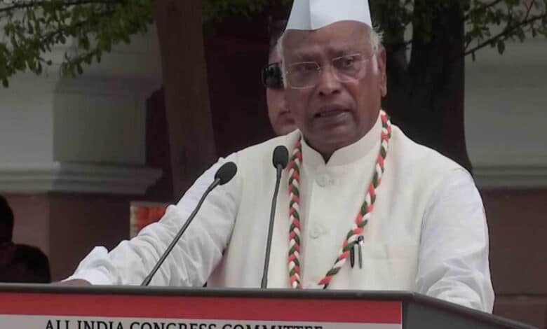 Mallikarjun Kharge attacks BJP, says PM Modi is taking credit for every achievement.