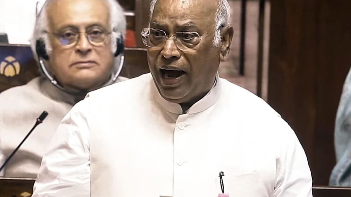 Mallikarjun Kharge raised questions regarding the Modi government concerning a substantive analysis police action and Ram Mandir donations