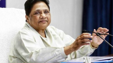 Mayawati says that a peaceful resolution to the Ambedkar statue dispute in Badaun is necessary