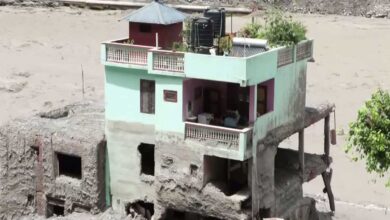 Nepal Floods Scenes of devastation all around one house remains standing survivors recount their harrowing ordeal