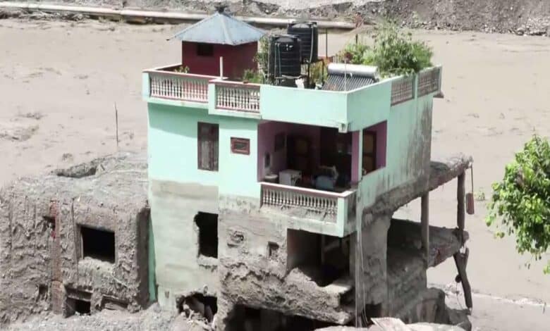 Nepal Floods Scenes of devastation all around one house remains standing survivors recount their harrowing ordeal