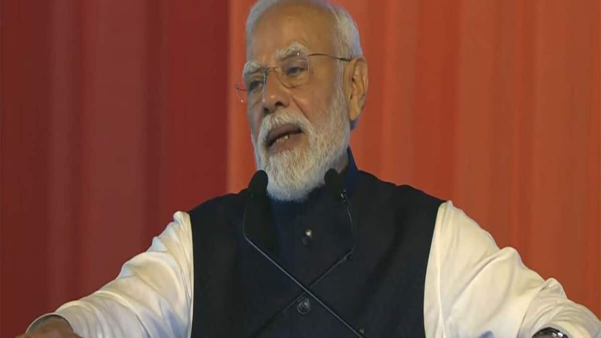 PM Modi said the aviation sector has taken a massive leap in 12 years with the number of airports rising from 74 to 166