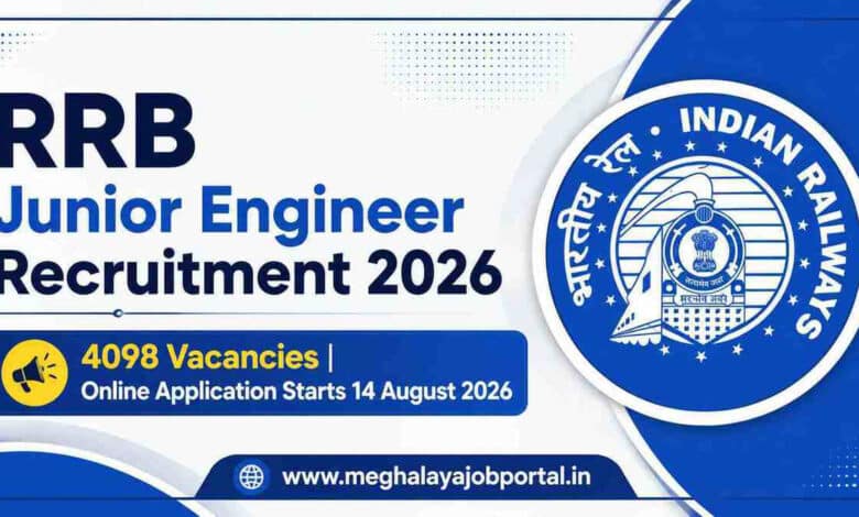RRB JE Recruitment 2026 Applications open for 4,098 posts check details