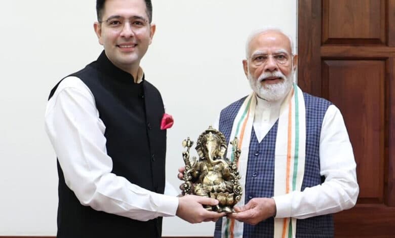 Raghav Chadha conversation with PM Modi said the conversation is going on knowledge practice