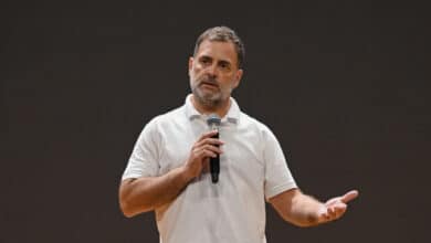 Rahul Gandhi sought a statement from Amit Shah regarding the police action.