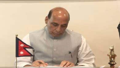 Rajnath Singh expressed grief over Nepal Flood tragedy, wrote message in embassy