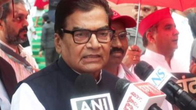 Ram Gopal Yadav takes a pledge regarding the Ram Mandir donation issue
