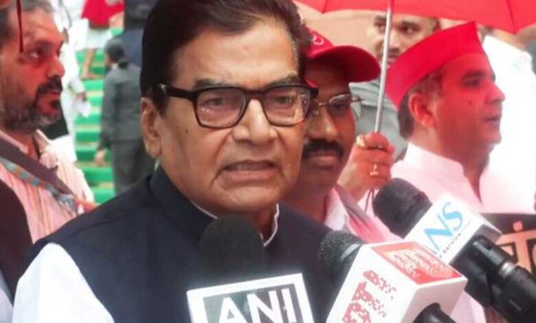 Ram Gopal Yadav takes a pledge regarding the Ram Mandir donation issue