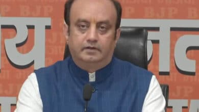 Sudhanshu Trivedi attacks Congress, raises questions regarding alleged links to Tarun Tejpal.