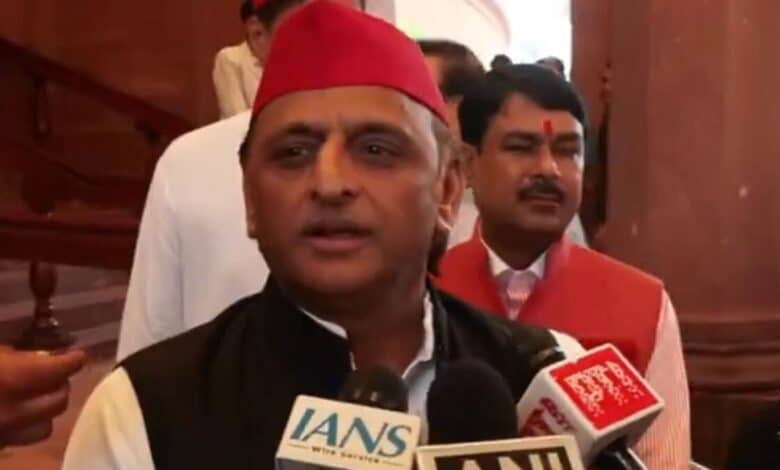 Akhilesh Yadav described the exam controversy and the Ram Mandir issue as two sides of the same coin