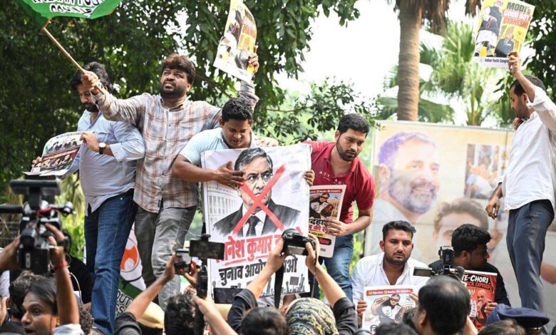 IYC demands removal of Gyanesh Kumar calls for nationwide agitation