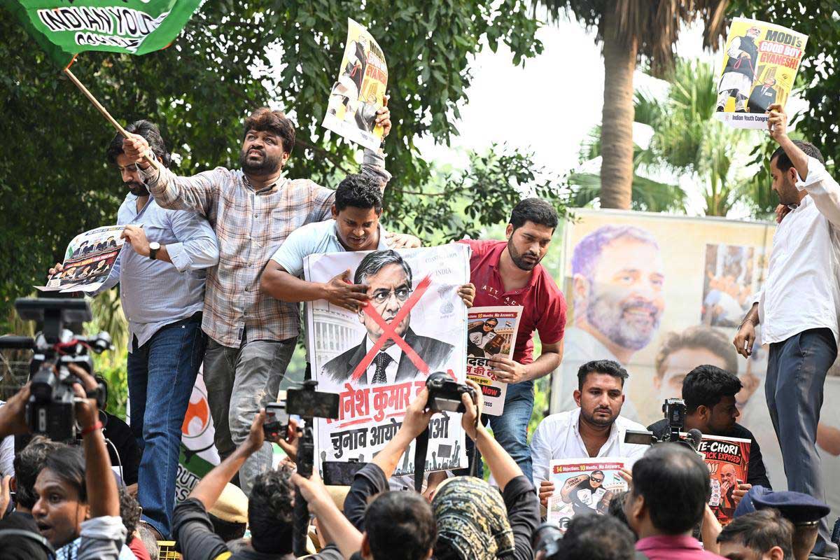 IYC demands removal of Gyanesh Kumar calls for nationwide agitation