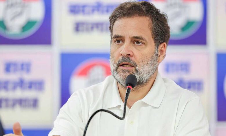 Rahul Gandhi attacks PM Modi over the Satya Niketan disaster