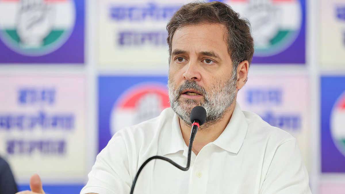 Rahul Gandhi attacks PM Modi over the Satya Niketan disaster