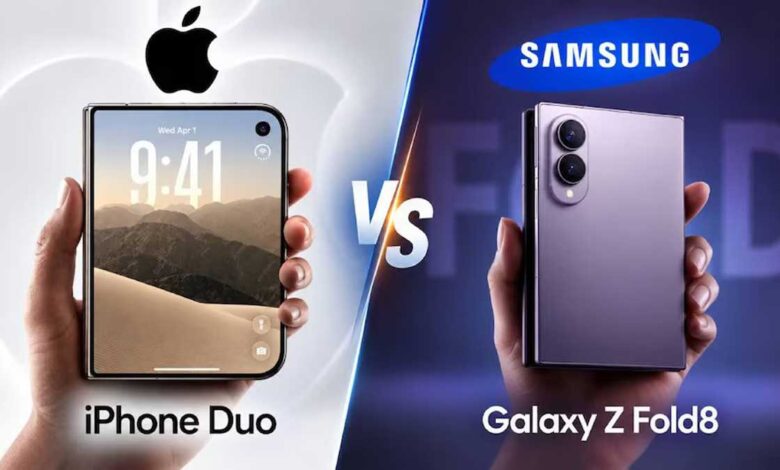 Samsung takes a dig at the Rs 3 lakh iPhone duo.