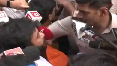 Abhijeet Dipke was taken into custody by the Delhi Police ahead of a demonstration involving the Tricolour