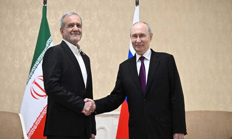 Amid rising tensions with America Vladimir Putin pledged to support Iran