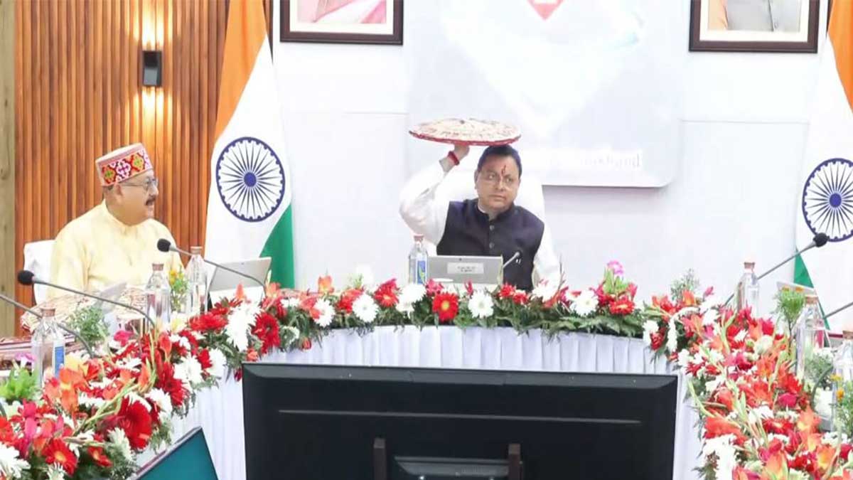 CM Dhami chaired the first cabinet meeting outside Dehradun
