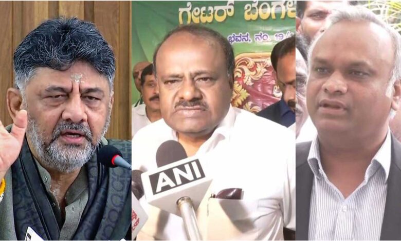 HD Kumaraswamy raised questions about Shivakumar and Priyank Kharge in connection with the sting case
