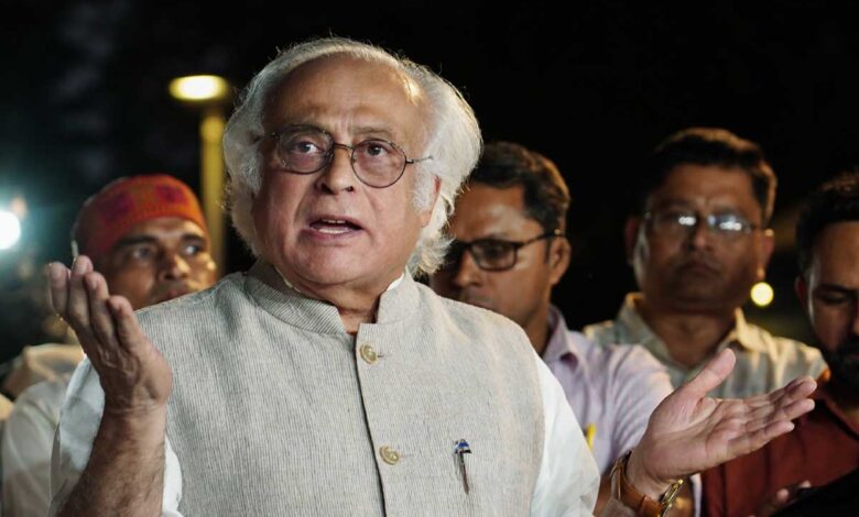 Jairam Ramesh targets the EC over the removal of names from the voter list in Delhi