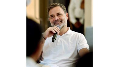 Rahul Gandhi Satyam Shivam Sundaram Message Ahead of Vote Bachao Rally