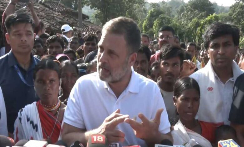 Rahul Gandhi attacks MP government raises issues regarding tribal health and education