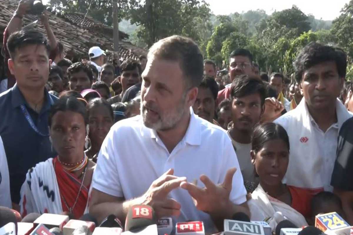 Rahul Gandhi attacks MP government raises issues regarding tribal health and education