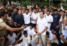 Rahul Gandhi staged a protest against CEC Gyanesh Kumar outside the ECI