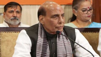 Rajnath Singh accuses Congress of seizing power through chaos